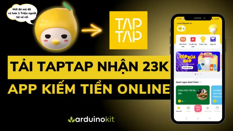 Review App kiếm tiền Online TAPTAP – Tải App kiếm 23K cực dễ [KHÔNG CẦN CMND]